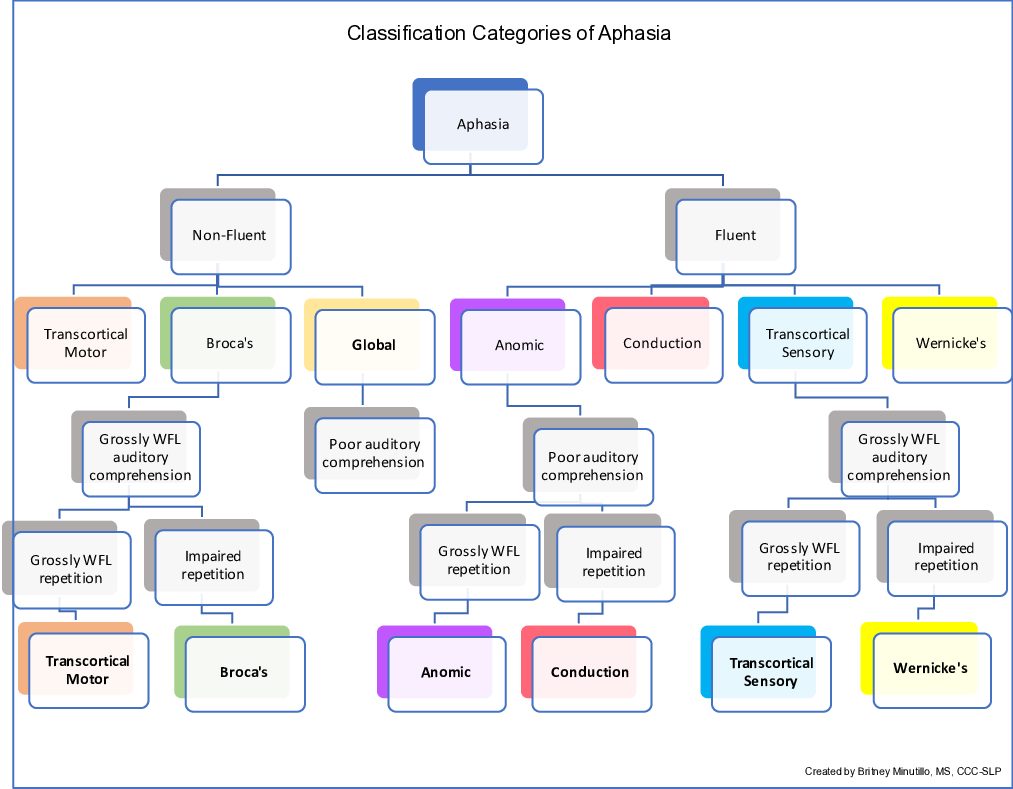 Different Types Of Aphasia Chart